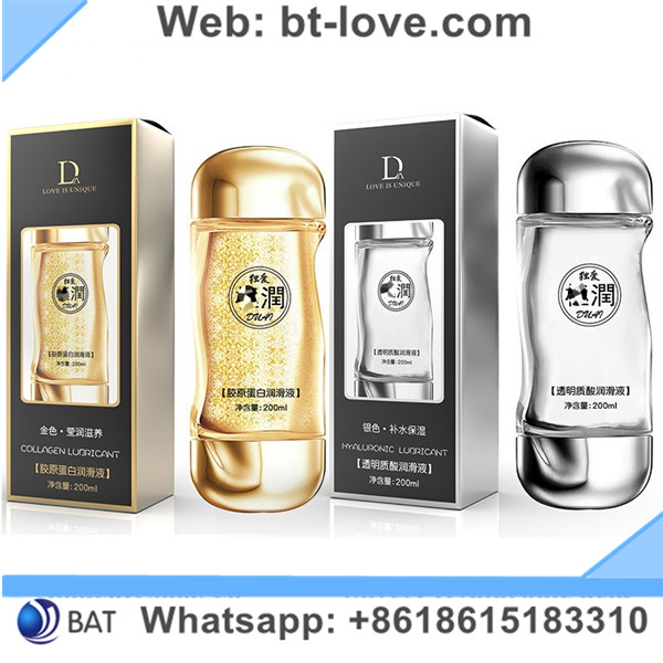 GOLD AND SILVER DUAI LUBRICANT WATER BASED ADULT SEX LUBRICANT